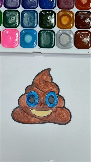FUNNY POOP🤭🎨🖌️ #art #coloringadventure #drawing #lifeisbutadream #music #satisfying