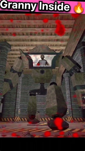 Granny Inside the Robot ☠️ This Was Game Over #shorts