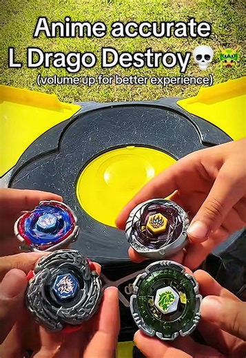 Big Bang Pegasis is a pure attack-type powerhouse. With its strong smash attacks and fast movement, it rushes around the stadium looking for early knockouts. Its problem, though, is stamina — if it doesn't land big hits quickly, it slows down fast. L-Drago Destructor spins left and specializes in spin-stealing. Its rubber contact points can drain energy from right-spin opponents like Pegasis, Orion, and Leone. It's not unbreakable, but if it survives the first wave of heavy attacks, it can hang 