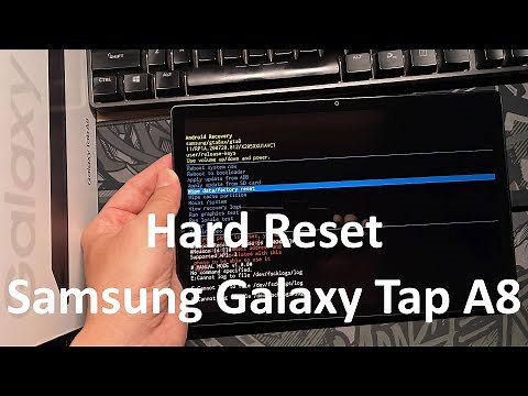 How To Hard Reset Samsung Galaxy Tab A8