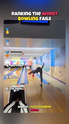 These are the worst bowling fails ever…☠️🎳