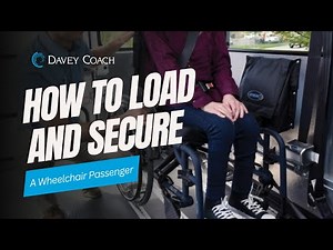 How to Load & Secure Passenger on a Bus | BraunAbility Wheelchair Lift and Q'STRAINT Securements