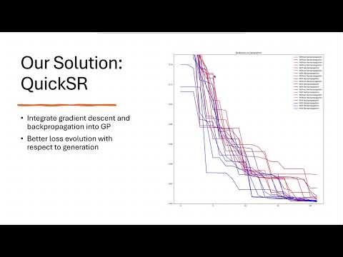QuickSR: Hybrid CPU/GPU Implementation of Genetic Programming, Backpropagation and Bytecode VM