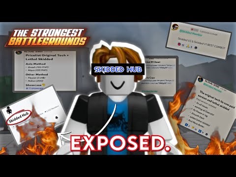 Exposing SKIDDED TECH.. (It's bad) | Tsb | The strongest battlegrounds