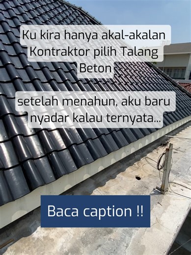 Perbandingan Talang Beton dan Talang Biasa