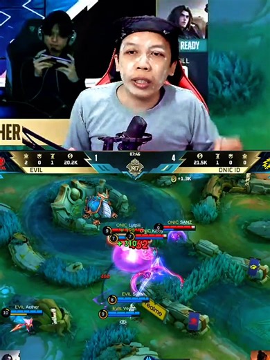 Reaksi Seru Onic vs Evil Game 2 di M7