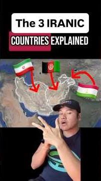 The 3 Iranic countries explained