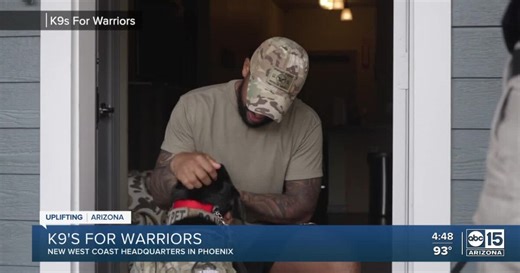 Veteran organization opens Phoenix facility for service dogs