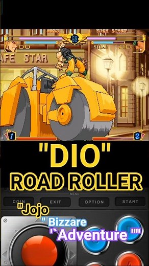 "ZA WARUDO! DIO’s Iconic Road Roller Move! 🛻⚡"#jojosbizarreadventure #dio #roadroller