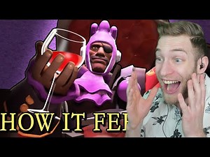THE BEST ONE BY FAR!!! Reacting to "How it FEELS to Play Demoman in TF2" by LazyPurple
