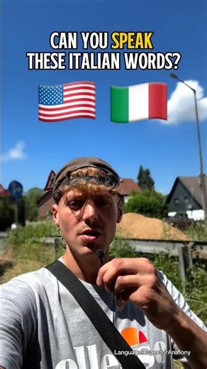 Can you Speak these Words in Italian? #learning #languages #easy #lesson