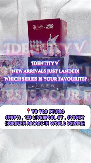 New Identity V Collectibles Available Now!