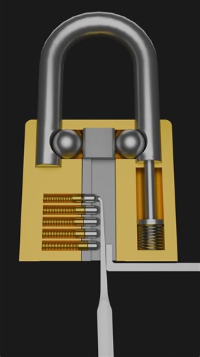 Padlock picking mechanism