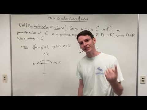 Vector Calculus: Lecture 3/29 - Curves, Arclength and the Line Integral