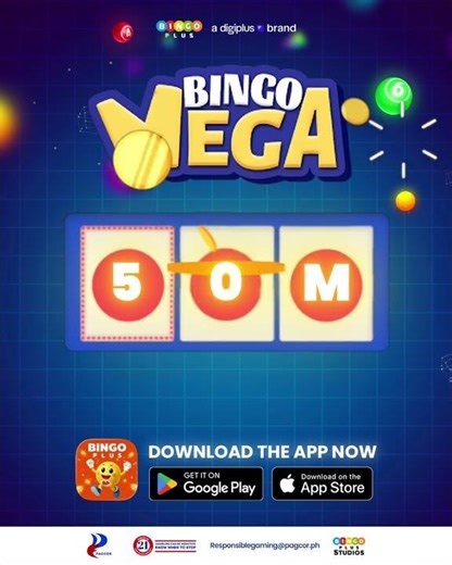 P50M+ na ang jackpot prize sa Bingo Mega!