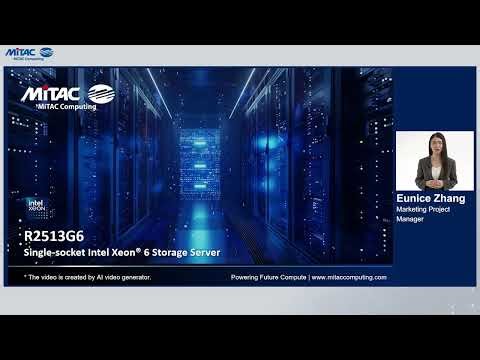R2513G6 Storage Server Training | 2U Up to 576TB, Intel Xeon 6 & 25GbE Option