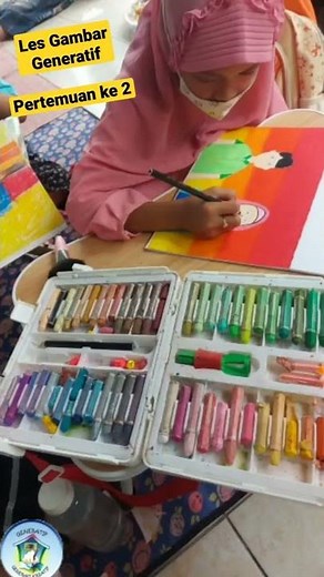Les Gambar Generatif Pertemuan ke 2 - Menggambar Ayah dan Ibu