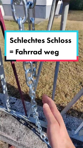 Schlechtes Schloss: So wird dein Fahrrad geklaut