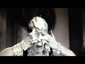Three Stooges society woman gets pie in the face