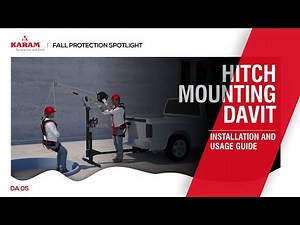Unlock Confined Space Entry and Rescue with Hitch Mounting Davit DA05 | KARAM Safety