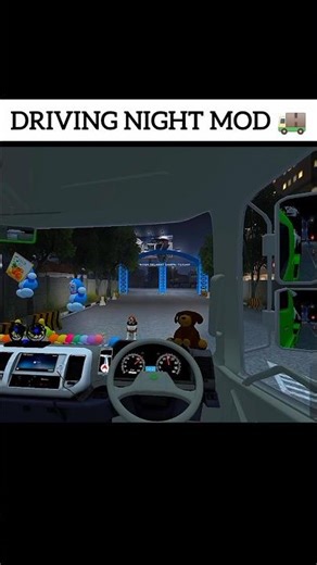 Driving night mod 🚚 | bus simulator indonesia | #trendingshorts #gaming #bussimulatorindia #gameplay