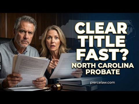 Can I use simplified probate just to clear title to real estate? | NC