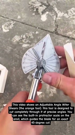​Perfect Corners in Seconds! 📐 Satisfying Tool Demo​Stop Using a Saw for Small Trim! 🛑