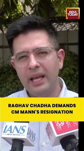 Punjab Politics Heat Up Over Viral Video | Raghav Chadha Targets CM Bhagwant Mann #punjab #cmmann