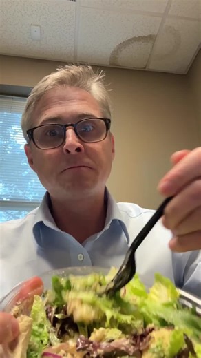 I checked out the new Panera Menu and found a new salad. What do you think? It's overall very healthy. The only thing to watch is the sodium which can build up when you use all the dressing and especially if you have the bread on the side. #panera #healthylunch #healthyrecipe #panerasalad #changeyourbuds #paneranewmenu Media Description: First is a quick look at a middle aged man eating a salad. Then it transitions to the panera menu app going across the screen.