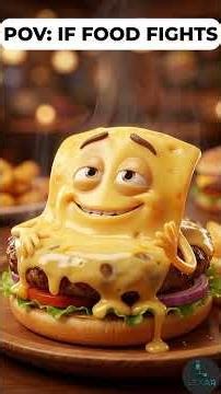 POV: If Food Fights?#ai #facts #objecttalk #trending #talkingobjects #fighting #food #comedy #beauty