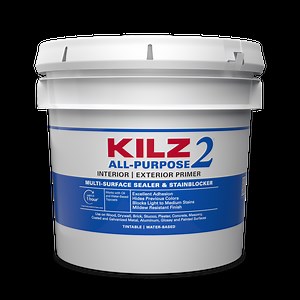 KILZ 2 All-Purpose Water-Based Primer, White, Interior/Exterior Multi-Surface Sealer, 3.5 Gallon - Walmart.com
