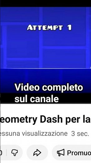gioca a geometri Dash video completo sul canale