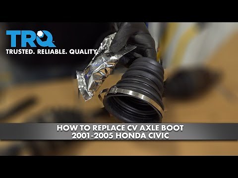 How to Replace CV Axle Boot 2001-2005 Honda Civic