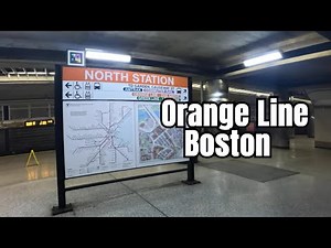 MBTA Route Review Boston - Orange Line North Station to Ruggles🟧