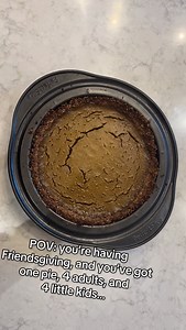 With the PerfectSlice pie pan, you can cut the perfect amount for everybody at your party! The inch marks around the edge and the custom slicer will make all your holiday baking an absolute breeze 🥧 #bakeware #thanksgiving #baking #pie #friendsgiving #holiday #holidaybaking | Perfect Slice Bakeware