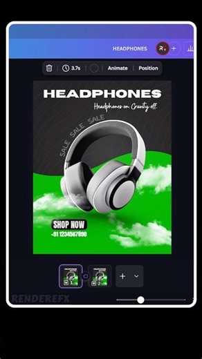 Ad poster design in canva #canvatricks #canvahacks