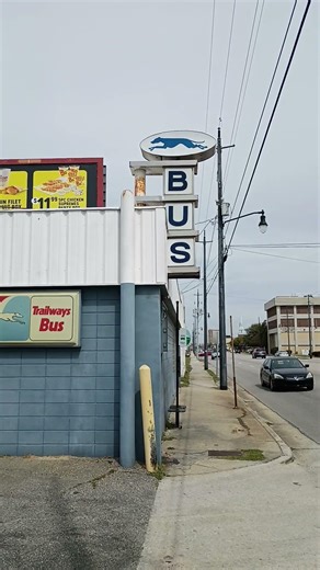 vintage Greyhound signage