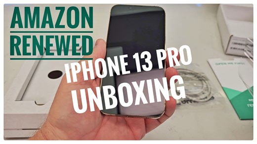 Watch Amazon Renewed Apple iPhone 13 Pro Unboxing on Amazon Live