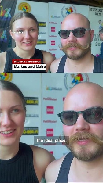 Couples compete in Wife Carrying Championship in Finland