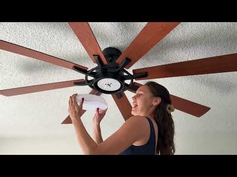 Depuley 72-Inch Ceiling Fan with Light: Modern 8-Blade