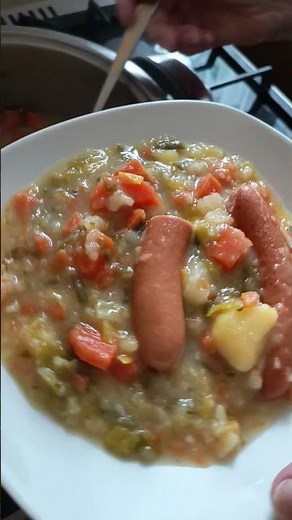Super lecker Kartoffelsuppe selbst gemacht.