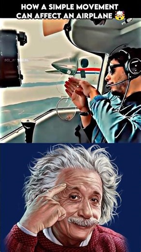 Small Movement Controls a Big Airplane🤯💪☠️#shorts #viralphysics