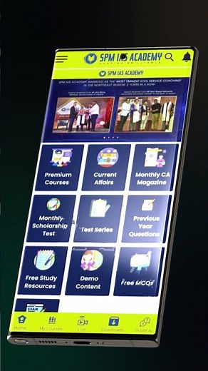 SPM IAS Academy APP now upgraded with the power of AI | Download Now and solve your doubts faster