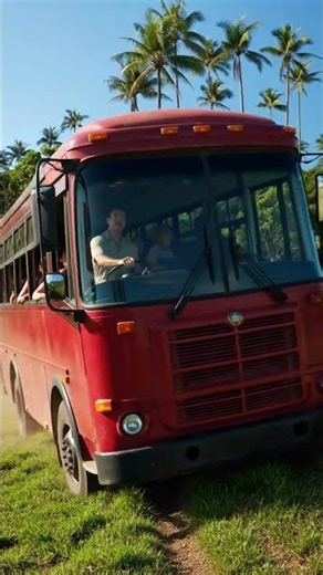 Giant Bus Squeezing Through Tiny Alley 🚍😳