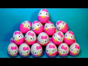 30 surprise eggs HELLO KITTY with toys Hello Kitty For Kids For BABY MymillionTV