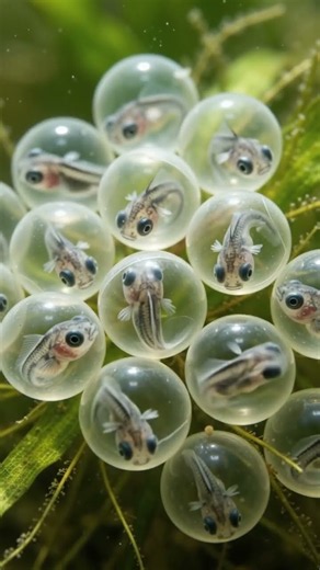 Koi Fish Releases Thousands of Eggs 😱 From Eggs to Baby Koi!