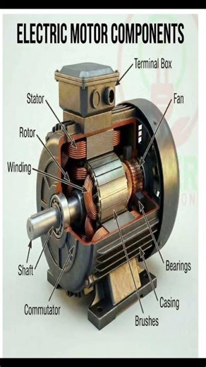 Electrical Motor Component #electrical #motor #electrician #component #shorts #motivation