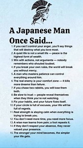 A Japanese Man Once Said… | Inspirational Quotes Genie