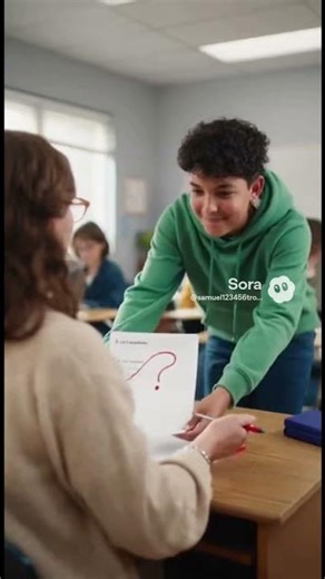 Kid cheats on test with ai