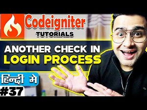 CodeIgniter Mini Project Tutorial 💡 Another check in Login-in Process 💡 Complete Login Application